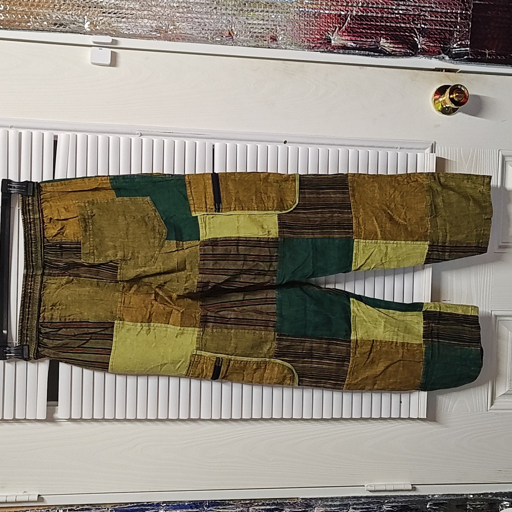 Rising International Women's Boho Patchwork Pants - Multicolor - Picture 3 of 4